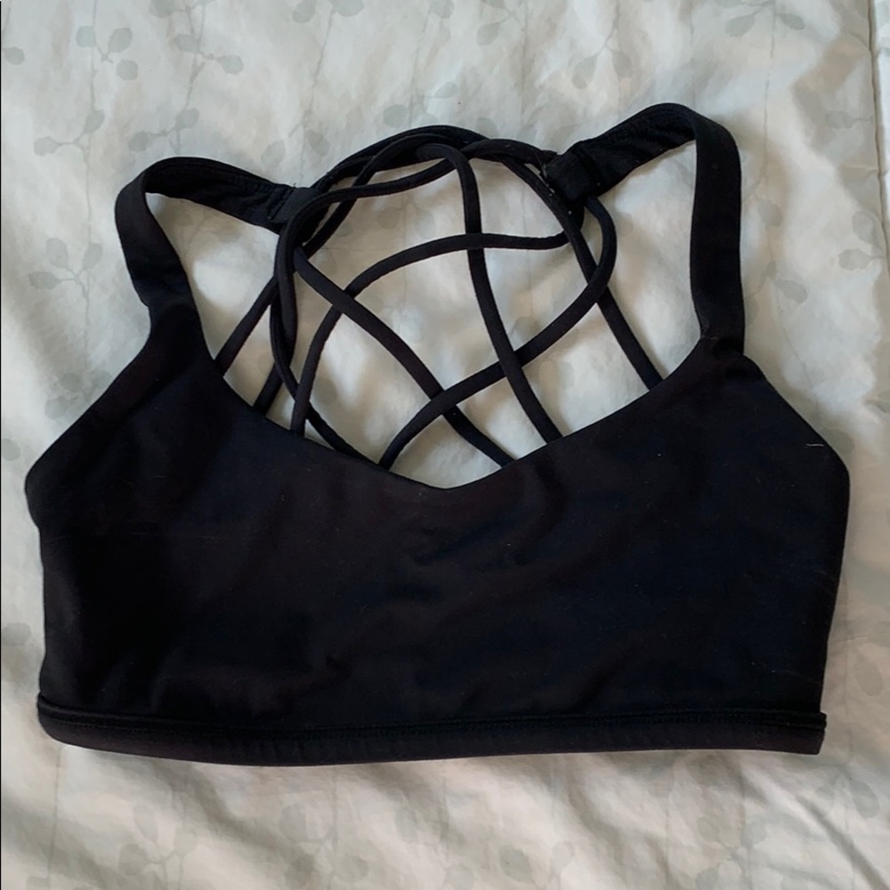 Lululemon sports bra. Size 2. Black. Never worn.